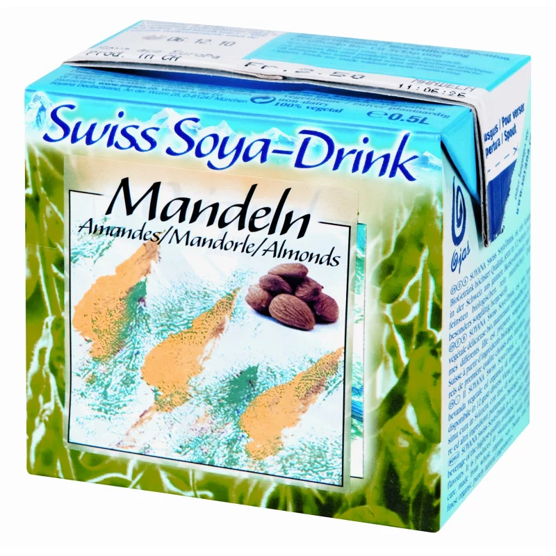 Swiss BIO-Soya-Drink Mandeln - 500ml - Soyana
