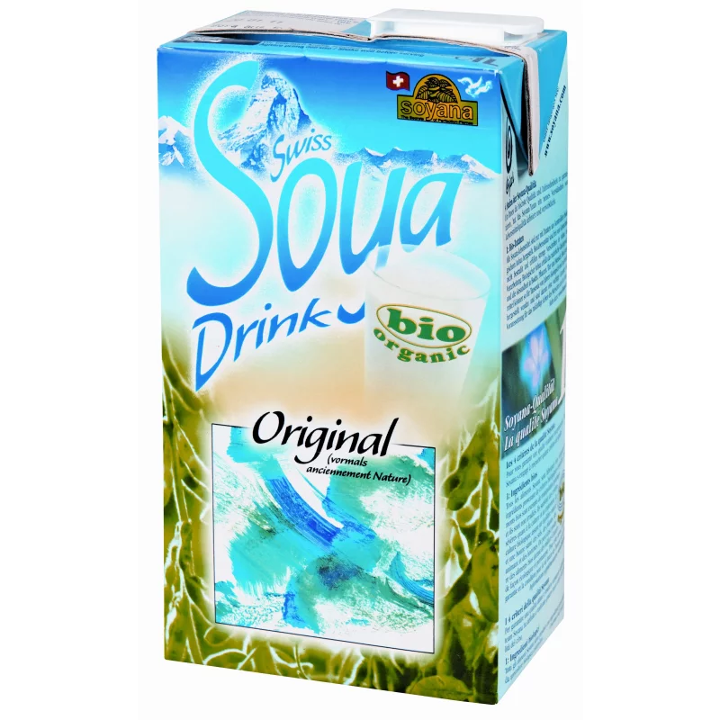Swiss BIO-Soya-Drink Original - 1l - Soyana Swiss BIO-Soya-Drink Original - 1l - Soyana