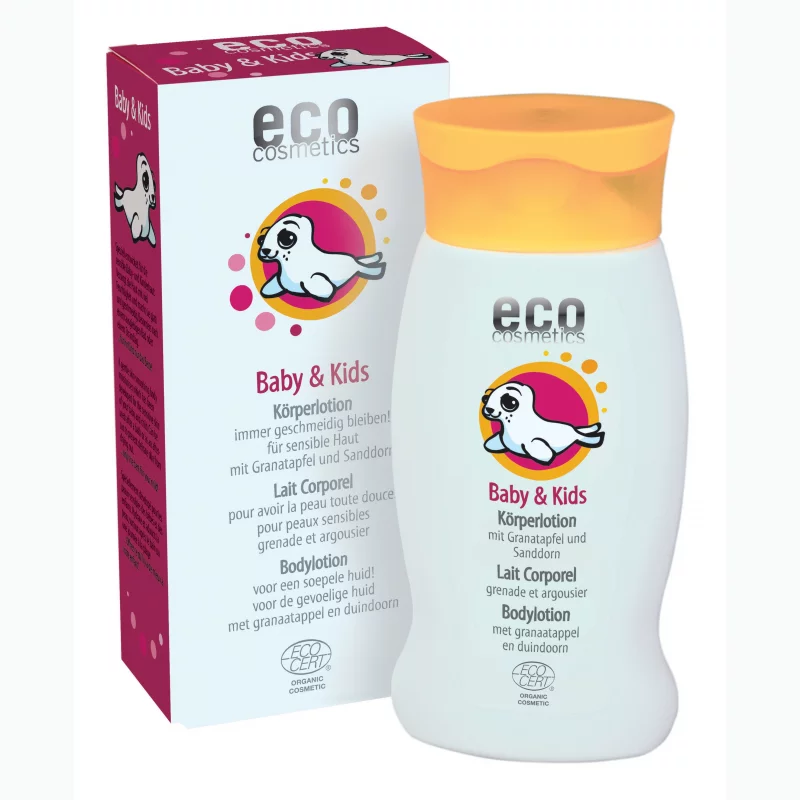 Lotion corporelle bébé & enfant BIO grenade - 200ml - Eco Cosmetics