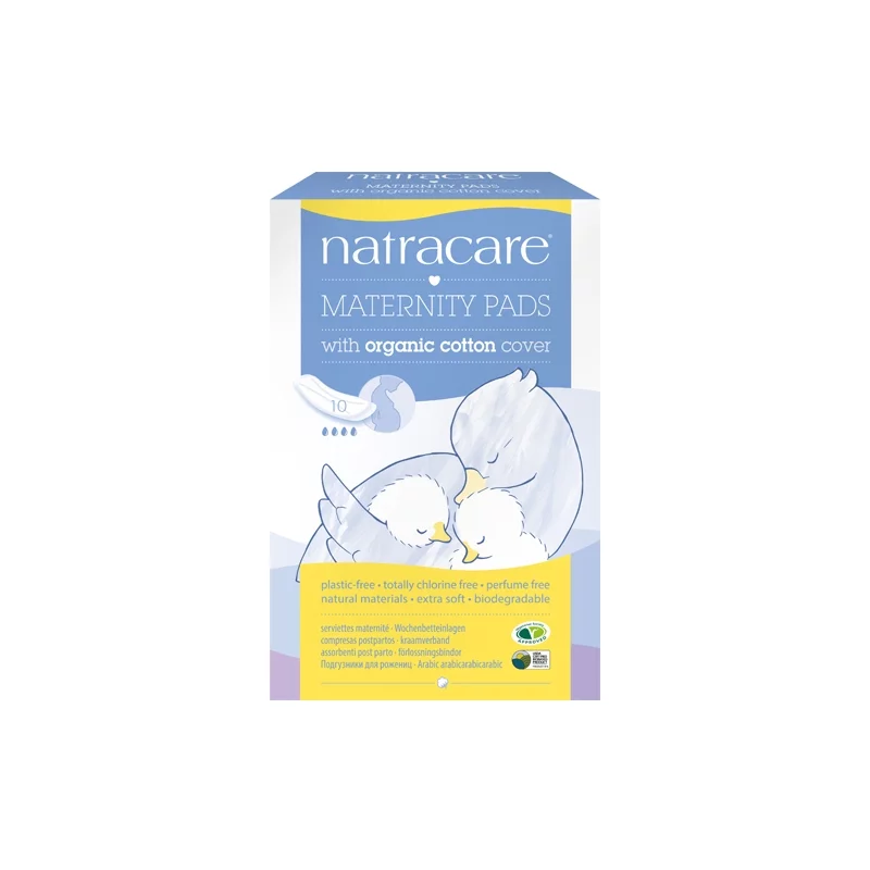 Serviettes hygiéniques de maternité BIO - 10 pièces - Natracare﻿