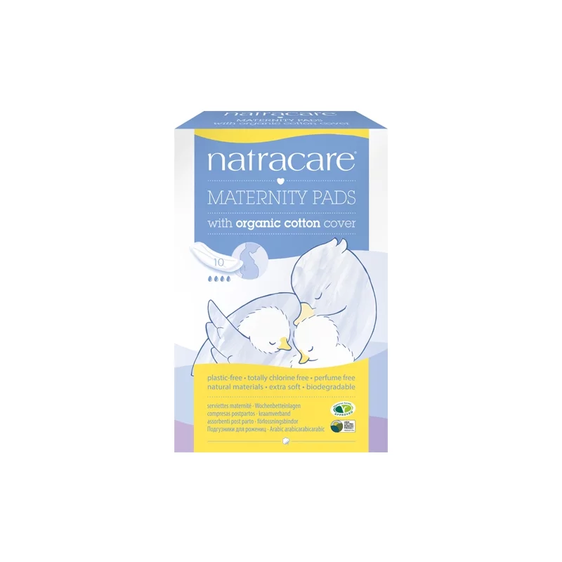 Serviettes hygiéniques de maternité BIO - 10 pièces - Natracare Serviettes hygiéniques de maternité BIO - 10 pièces - Natracare