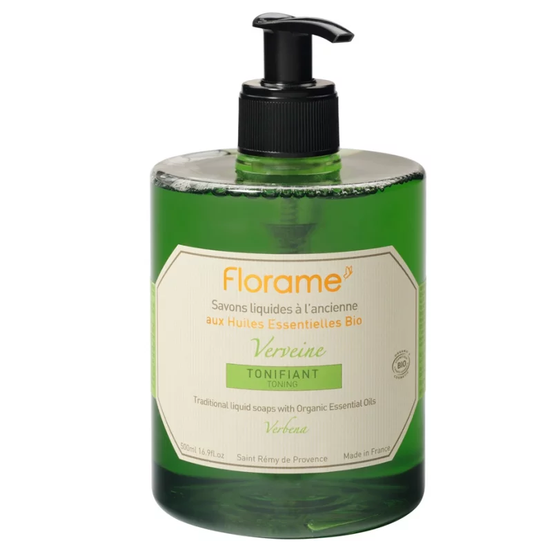 Savon liquide tonifiant BIO verveine - 500ml - Florame