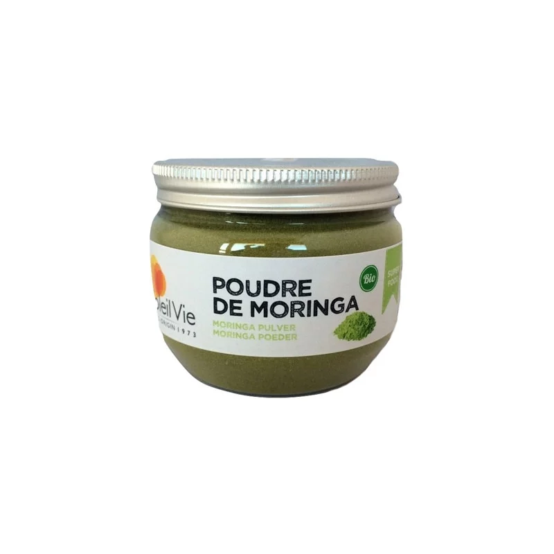 Poudre de moringa BIO - 80g - Soleil Vie