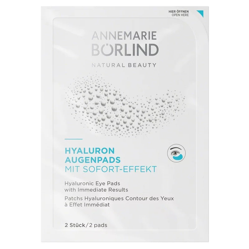 Patches hyaluroniques contour des yeux à effet immédiat - Annemarie Börlind