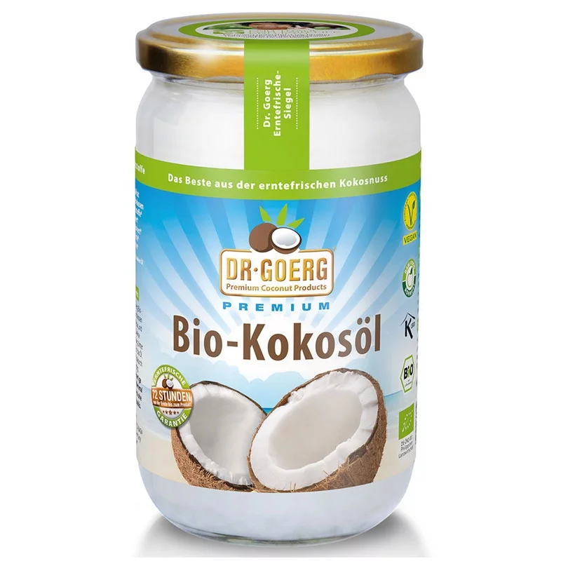 BIO-Kokosöl roh - 1l - Dr.Goerg