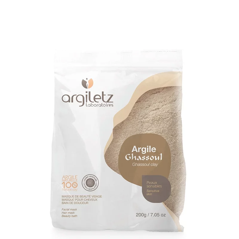 Ghassoul Lehm ultraventiliert - 200g - Argiletz Ghassoul Lehm ultraventiliert - 200g - Argiletz