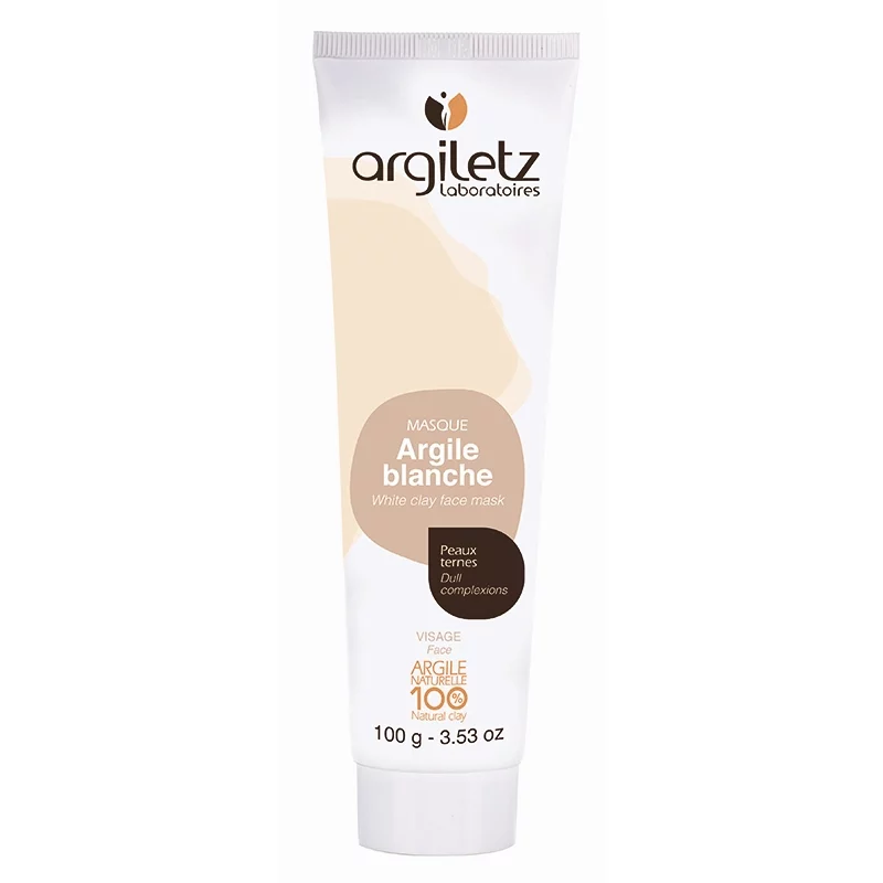 Gesichtsmaske aus weisser Tonerde - 100g - Argiletz Gesichtsmaske aus weisser Tonerde - 100g - Argiletz
