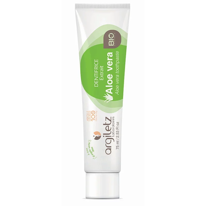 Dentifrice BIO argile verte & aloe vera - 75ml - Argiletz