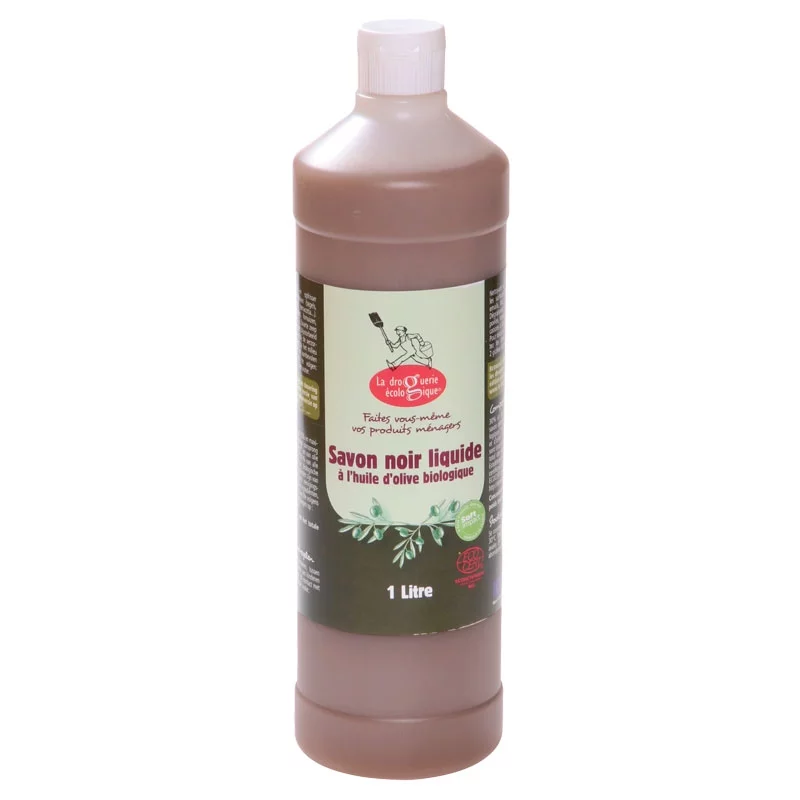 Savon noir liquide huile d'olive BIO - 1l - La droguerie écologique