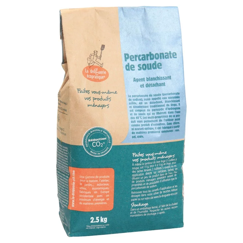 HYDROPLANETE Percarbonate de Soude 1kg 1,5kg 2,5kg 5kg 10kg 20kg - Haute  pureté - Blanchissant écologique et polyvalent - pour une maison éclatante  de propreté! : : Epicerie