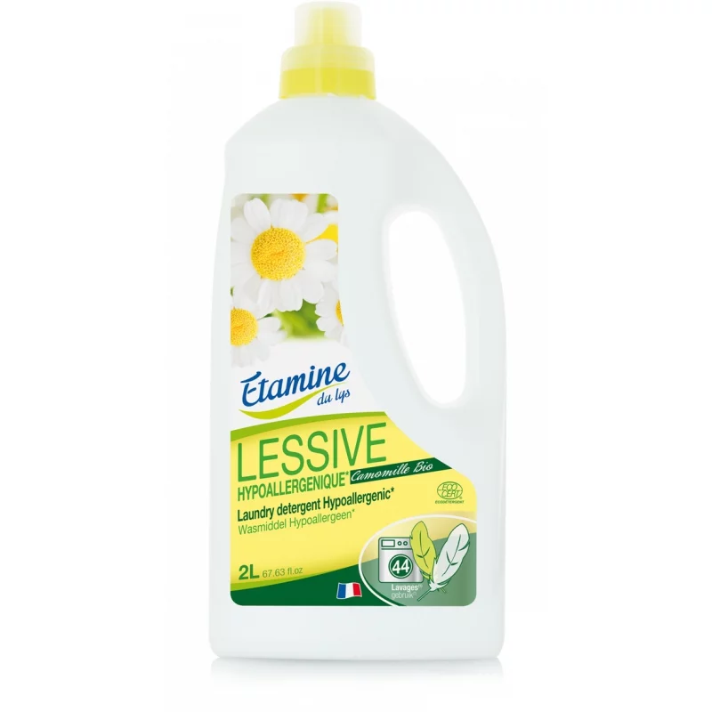 Ökologisches Flüssigwaschmittel Hypoallergen Kamille - 2l - Etamine du Lys