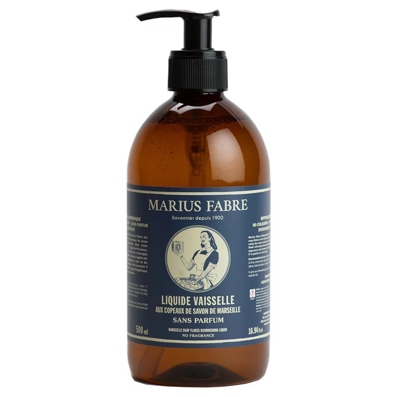 Liquide vaisselle aux copeaux de savon de Marseille - 500ml - Marius Fabre