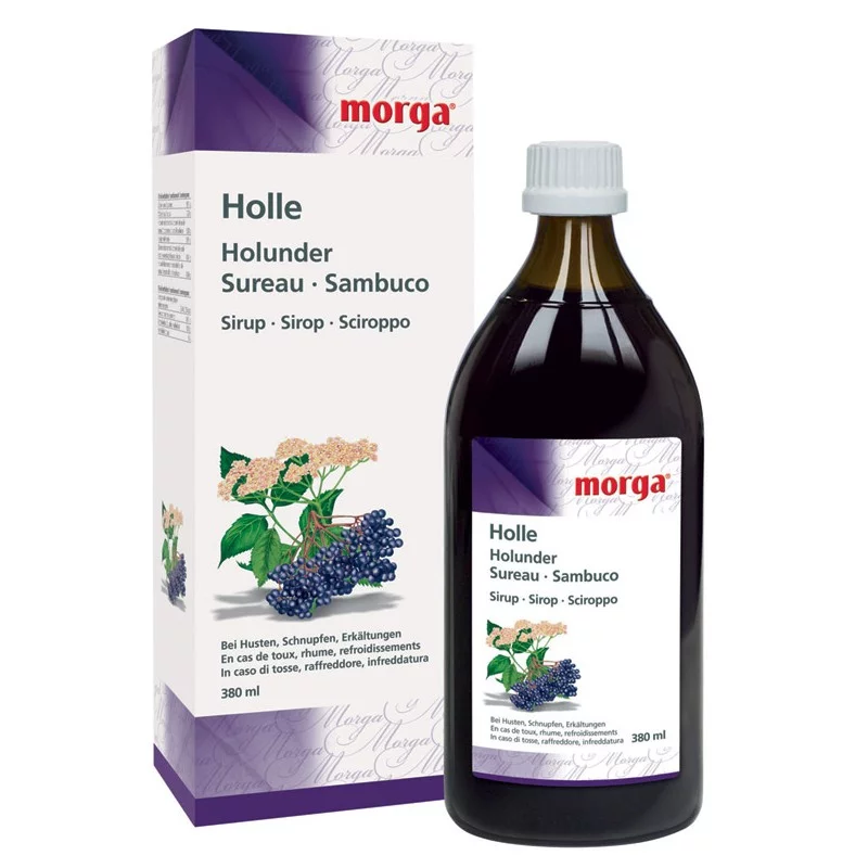 Sirop de sureau Holle - 380ml - Morga