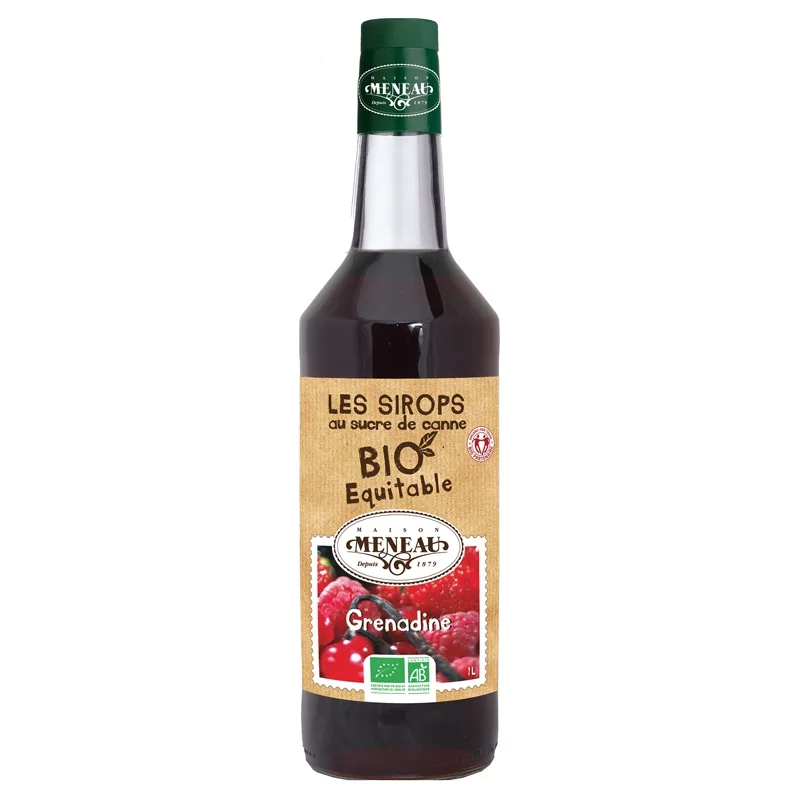 Sirop de grenadine BIO - 1l - Meneau