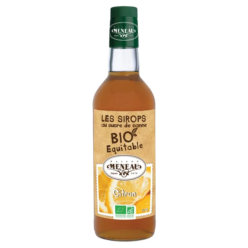 BIO-Zitronensirup - 50cl - Meneau BIO-Zitronensirup - 50cl - Meneau