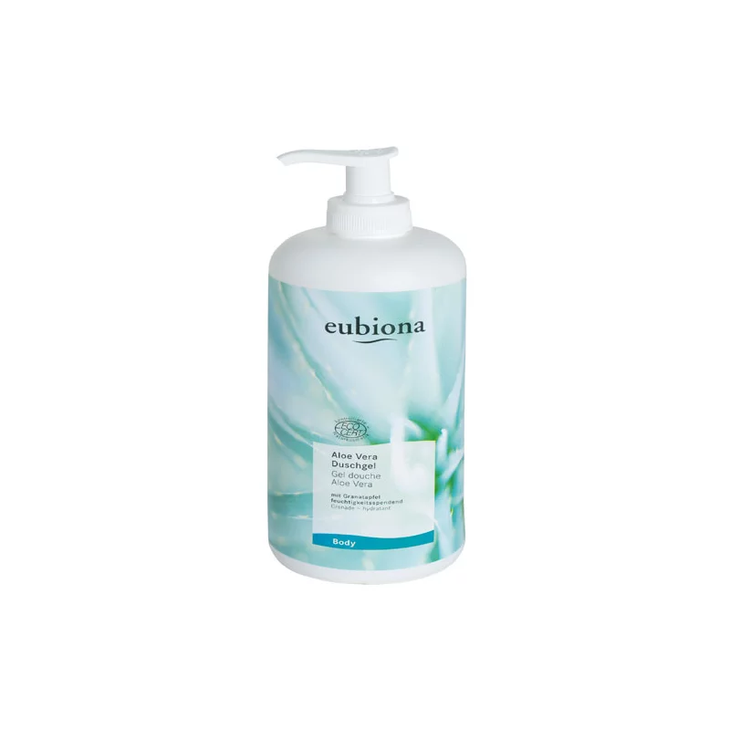 Gel douche BIO ﻿aloe vera & grenade - 500ml - Eubiona