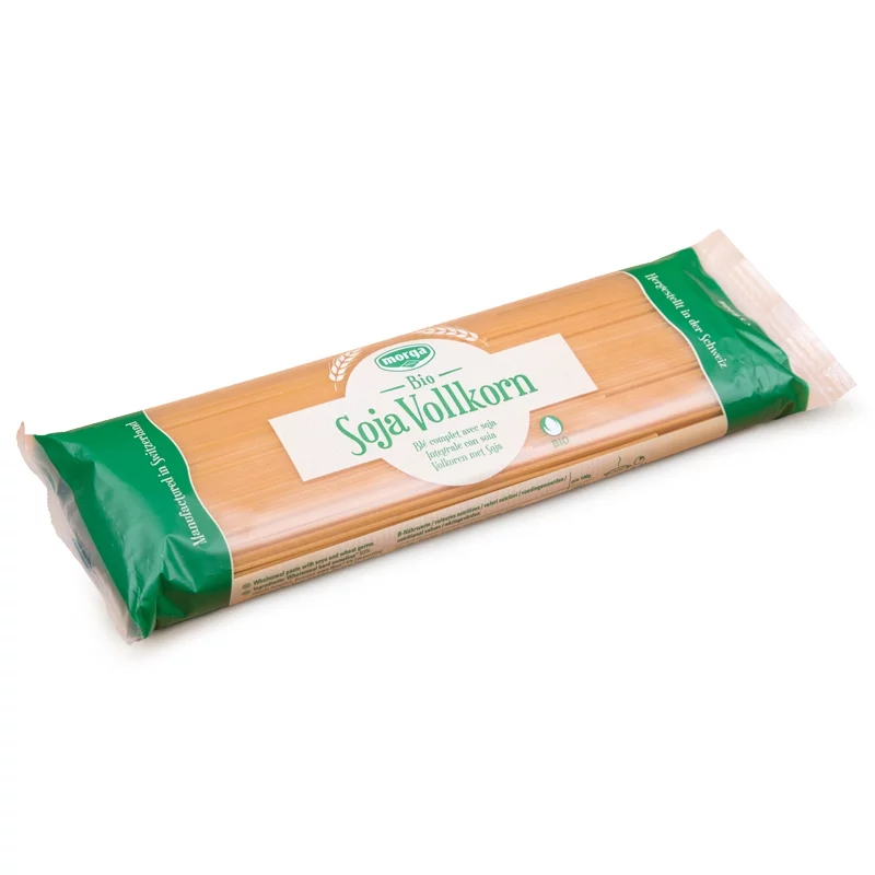 BIO-Spaghetti aus Soja & Vollkorn-Hartweizen - 500g - Morga