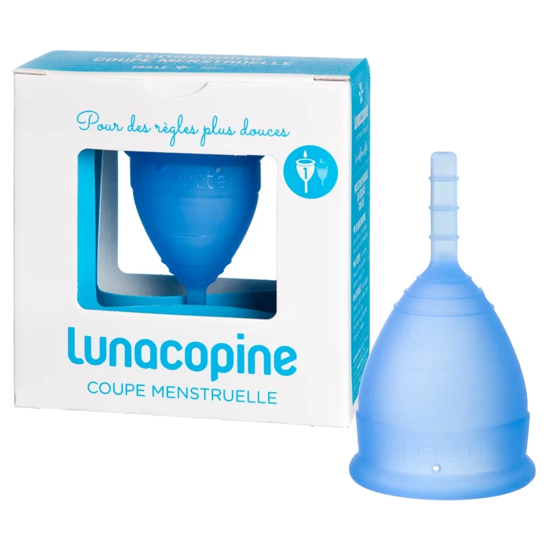 Coupe menstruelle bleue - Taille 1 - Lunacopine