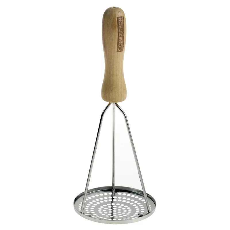 Pilon écrase purée en inox & hêtre - ah table !