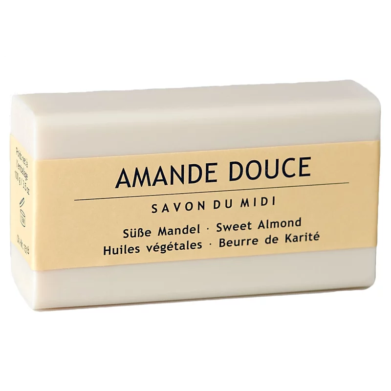 Savon au beurre de karité & amande douce - 100g - Savon du Midi