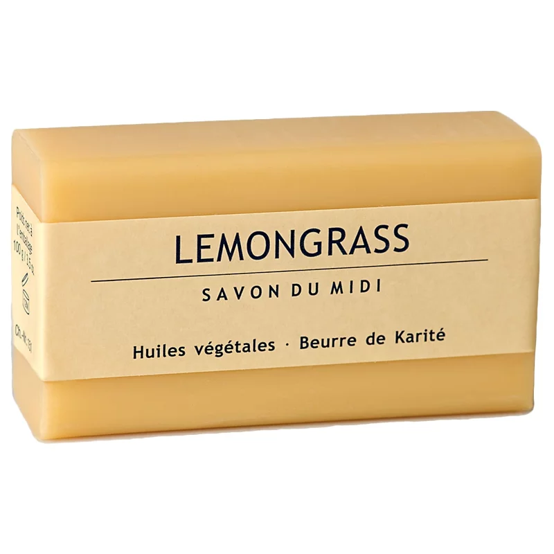 Savon au beurre de karité & lemongrass - 100g - Savon du Midi