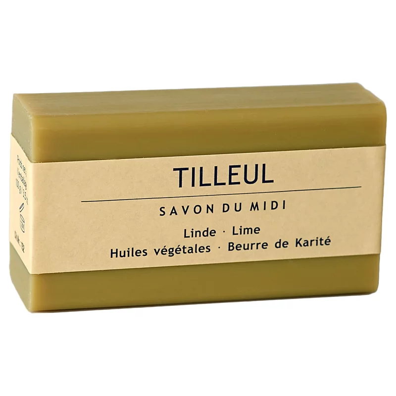 Savon au beurre de karité & tilleul - 100g - Savon du Midi