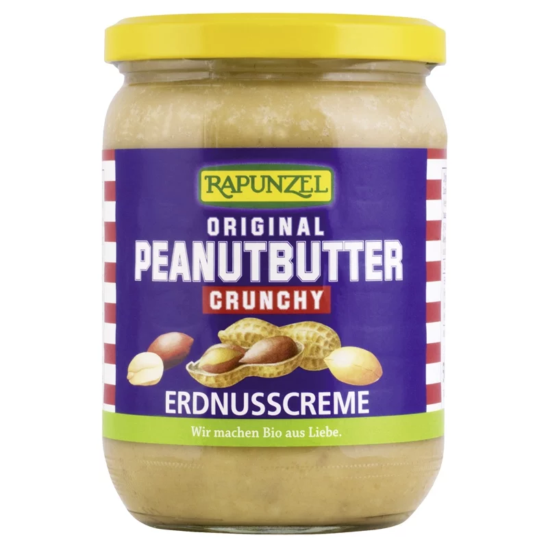 Peanutbutter Crunchy BIO-Erdnusscreme - 500g - Rapunzel