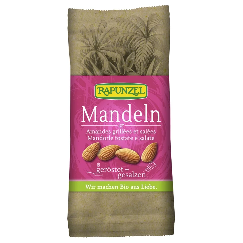BIO-Mandeln geröstet & gesalzen - 60g - Rapunzel