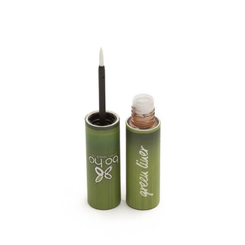 Flüssiger BIO-Eyeliner N°02 Braun - Boho Green Make-up