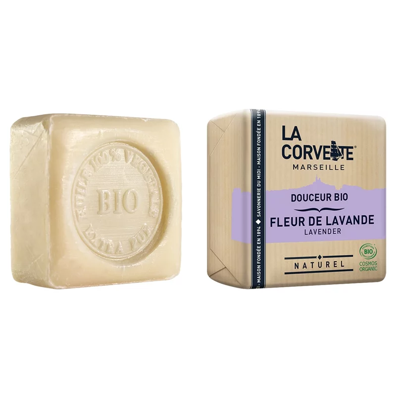 Savon douceur BIO fleur de lavande - 100g - La Corvette