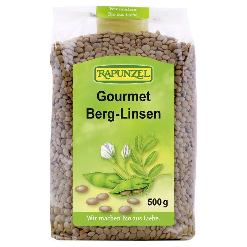 Gourmet BIO-Berg-Linsen braun - 500g - Rapunzel