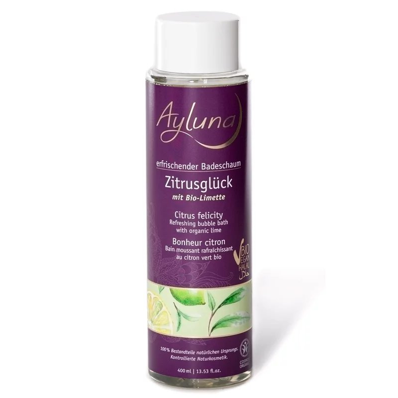 Erfrischender BIO-Badeschaum Zitrus & Limette - 400ml - Ayluna