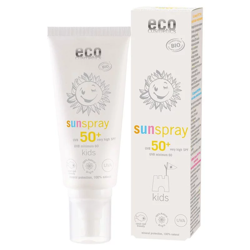 Kinder BIO-Sonnenspray Gesicht & Körper LSF 50+ - 100ml - Eco Cosmetics