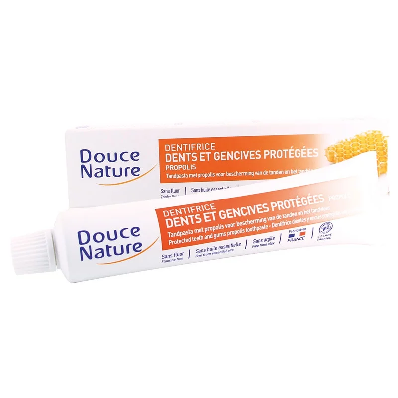 Dentifrice dents & gencives protégées BIO sans fluor - 75ml - Douce Nature
