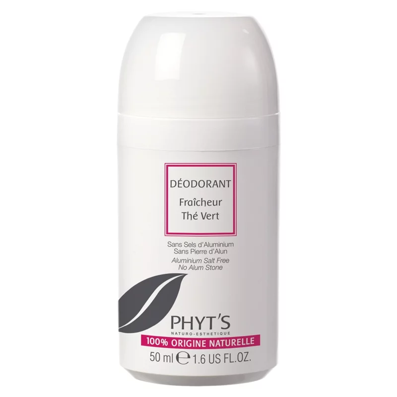 Déodorant à bille fraîcheur BIO thé vert & mauve - 50ml - Phyt's