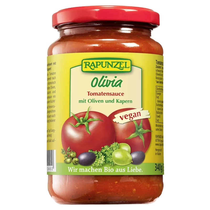 Sauce tomate Olivia BIO - 340g - Rapunzel