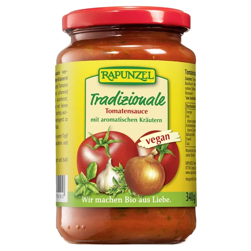 Sauce tomate Tradizionale BIO - 340g - Rapunzel