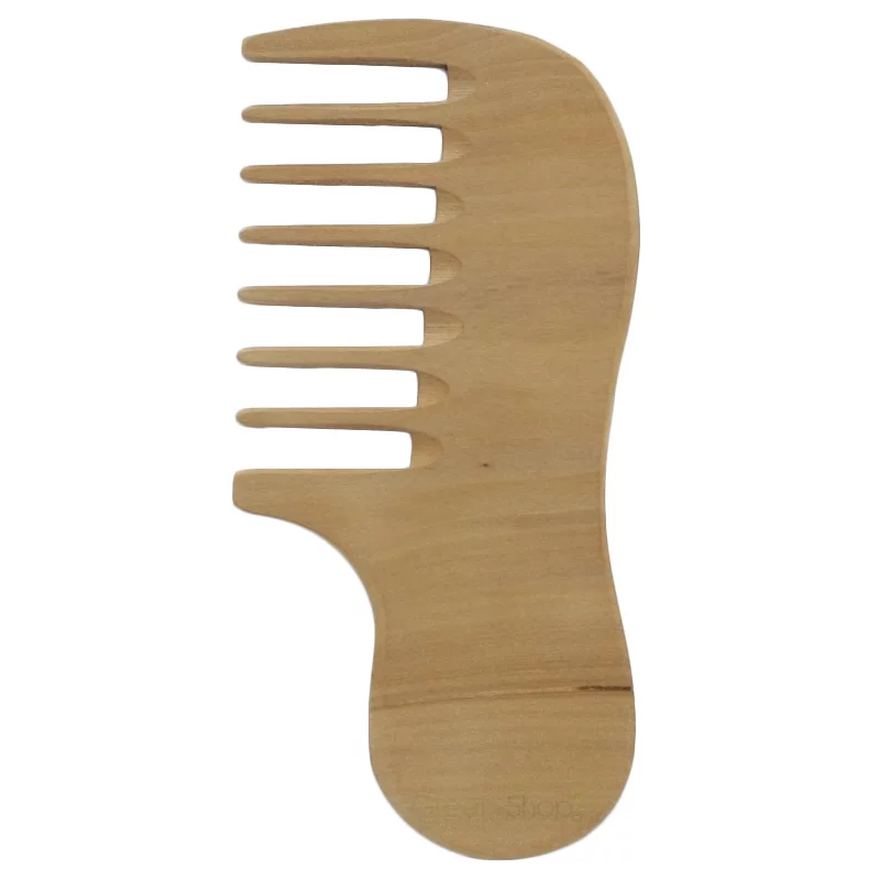 Peigne à manche en bois denture extra-large - Kost Kamm