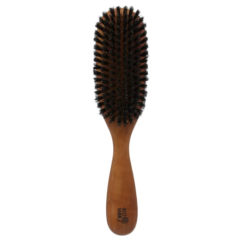 Brosse à cheveux en poire cirée & poils de sanglier - Kost Kamm