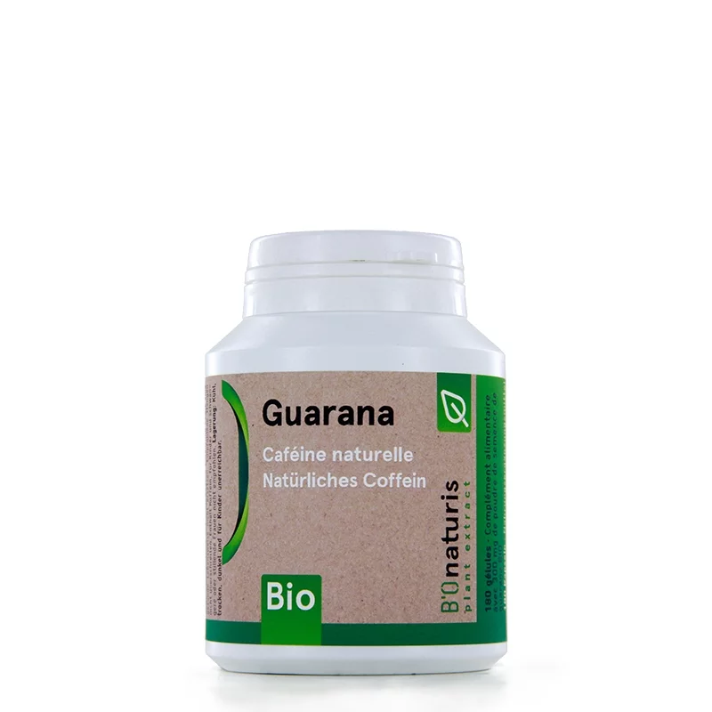 Guarana BIO 350 mg 180 gélules - BIOnaturis