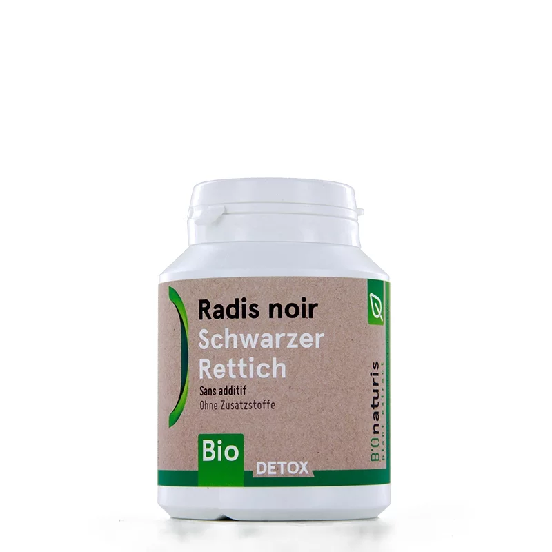 Radis noir BIO 250 mg 120 gélules - BIOnaturis