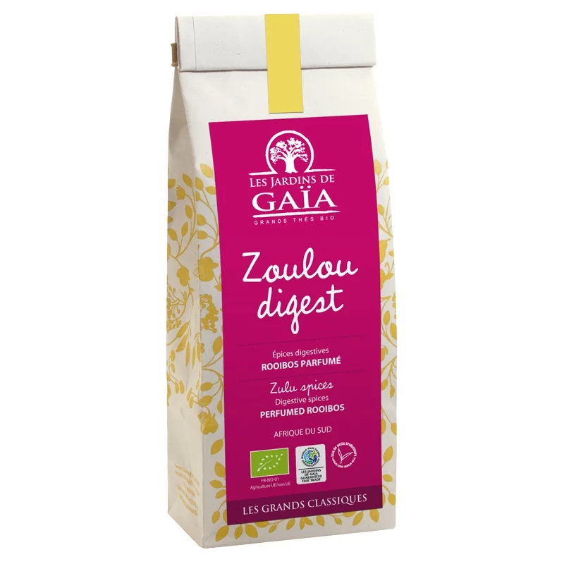 Zoulou digest BIO-Rooibos Gewürzen - 100g - Les Jardins de Gaïa