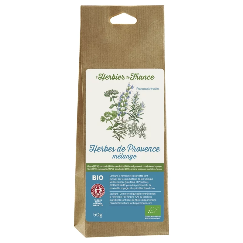 Herbes de Provence BIO - 50g - L'Herbier de France