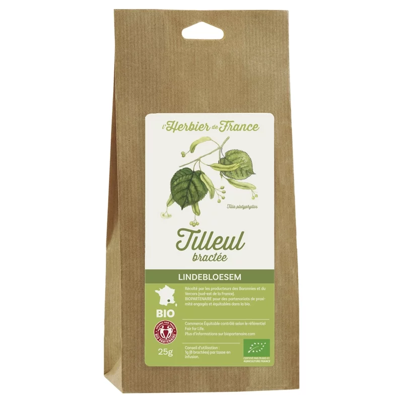 Tilleul BIO - 25g - L'Herbier de France