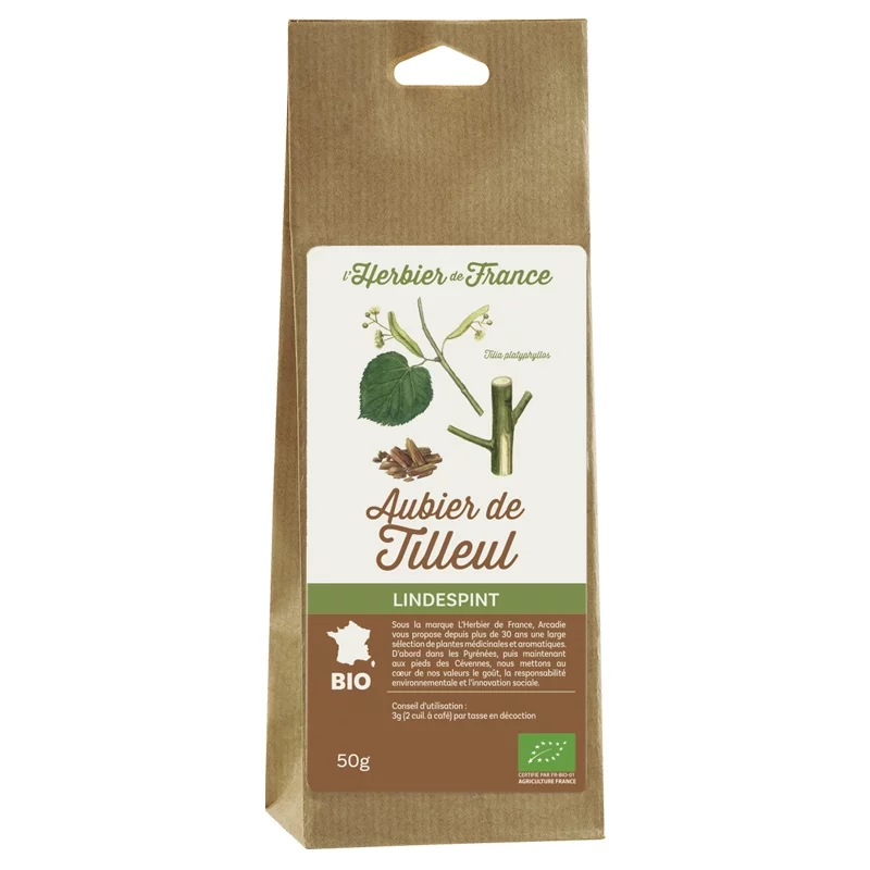 Aubier de tilleul BIO - 50g - L'Herbier de France