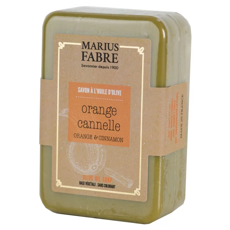 Savonnette à l'huile d'olive & aux écorces d'orange - 150g - Marius Fabre