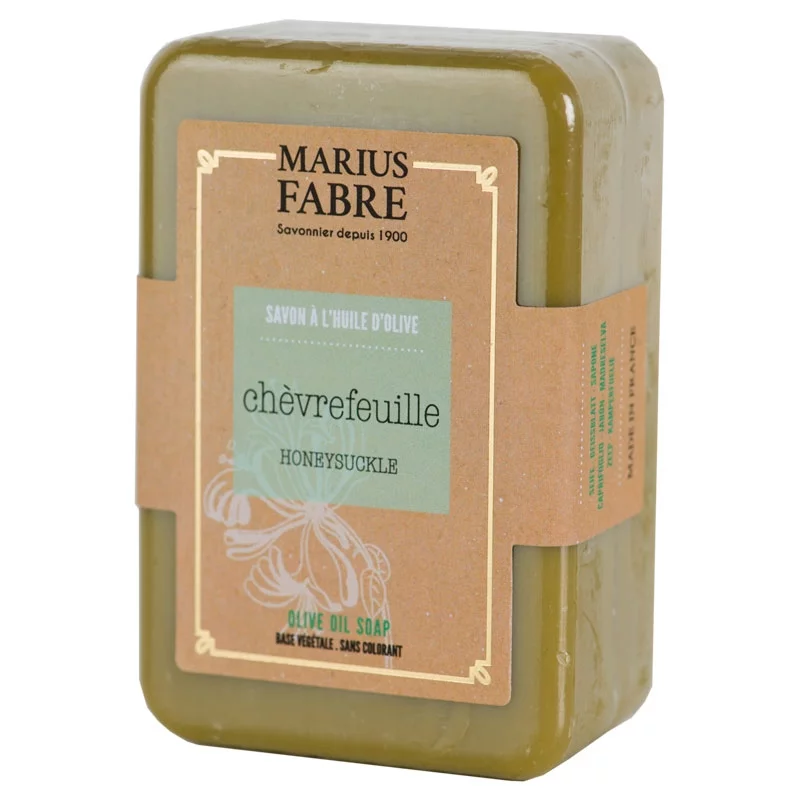 Seife mit Olivenöl & Geissblatt - 150g - Marius Fabre