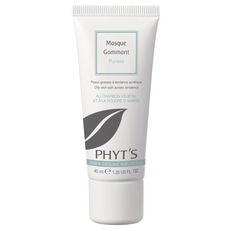 Peeling Maske Reinheit Amber & Kohle BIO - 30ml - Phyt's