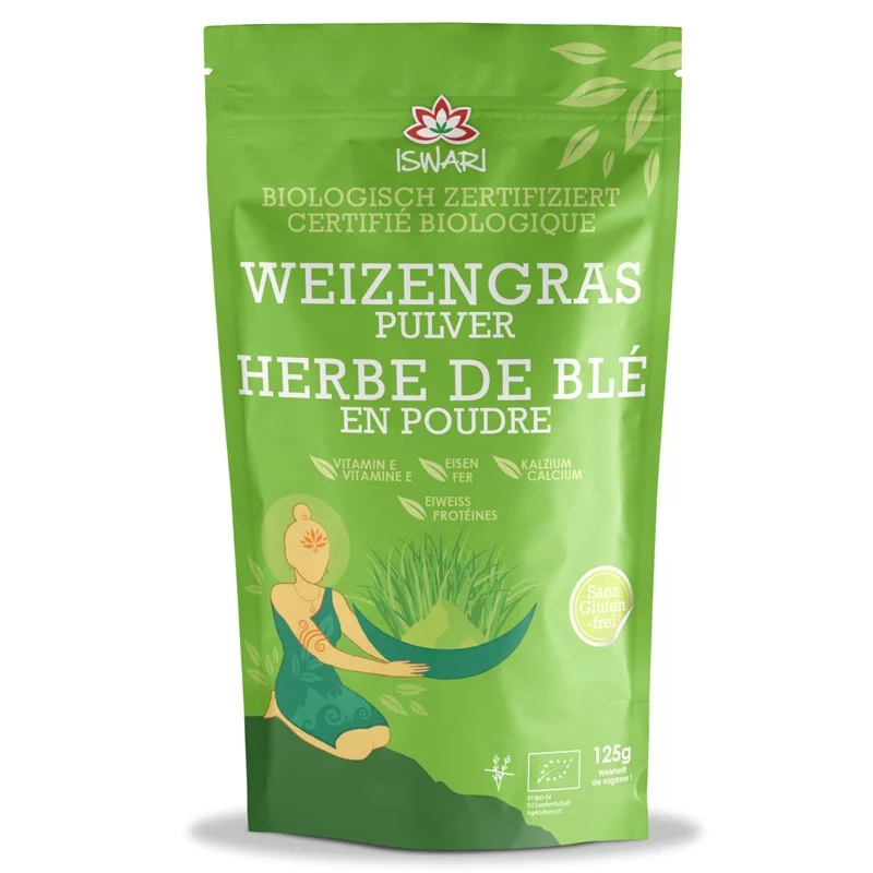 BIO-Weizengraspulver - 125g - Iswari