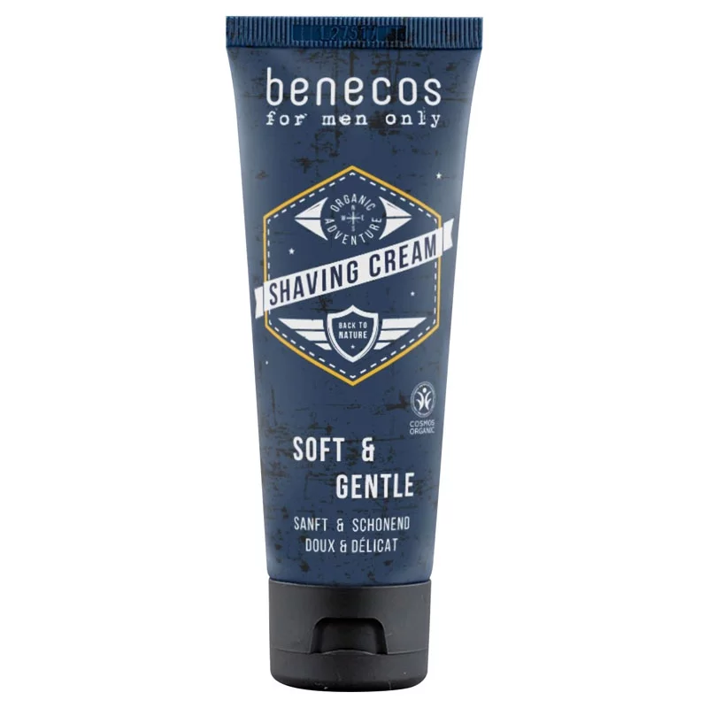 Rasiercreme für Männer Aloe Vera BIO - 75ml - Benecos